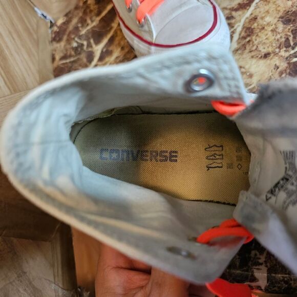 Converse women's All Star hi-top fashion dirty look size 7. 206 - Picture 12 of 12